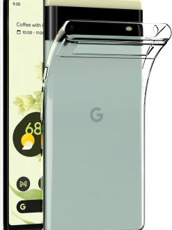 Case for Google Pixel 6 (6.4 inch) MaiJin Soft TPU Rubber Gel Bumper Transparent Back Cover