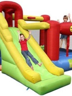 Happy Hop Playcenter 6 In 1, 9060, Inflatable Playcenter For Kids, Multicolor