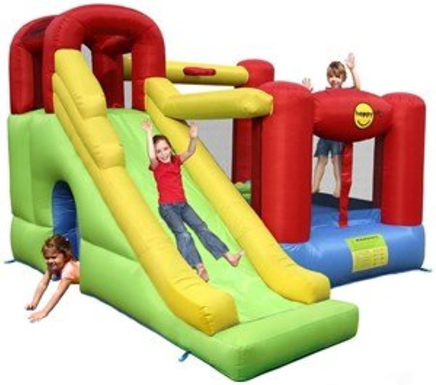 Happy Hop Playcenter 6 In 1, 9060, Inflatable Playcenter For Kids, Multicolor