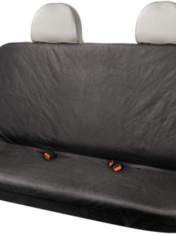 GoolRC Waterproof Rear Bench Seat Cover 600D Oxford Black Seat Cushion Water Resistant Universal Fit Seat Protection for most Cars & SUV Truck