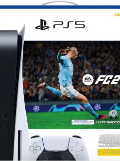 PlayStation 5 Disc Console with FC24 Voucher - UAE Version, 1 Year Manufacturer Warranty