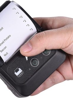 Pepisky Receipt Printer,Portable Wireless BT 58mm 2 Inch Thermal Mini USB Bill Mobile Printer Support ESC/POS Print Command Compatible with Android/iOS/Windows