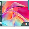 Hisense 55 Inch TV QLED VIDAA U6 4K Smart TV with Quantum Dot Colour VIDAA Voice Dolby Vision Bluetooth & WiFi - 55E7K (2023 Model)