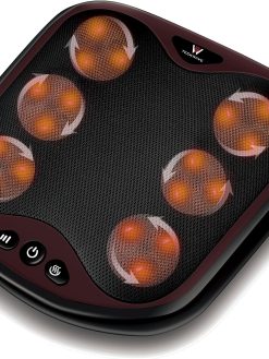 TECKWAVE Foot Massager Machine with Heat with Washable & Durable Cover with Adjustable Intensity Level (1 Year Warranty)