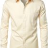 ZEROYAA mens Modern/Fitted Button Down Shirt (pack of 1)