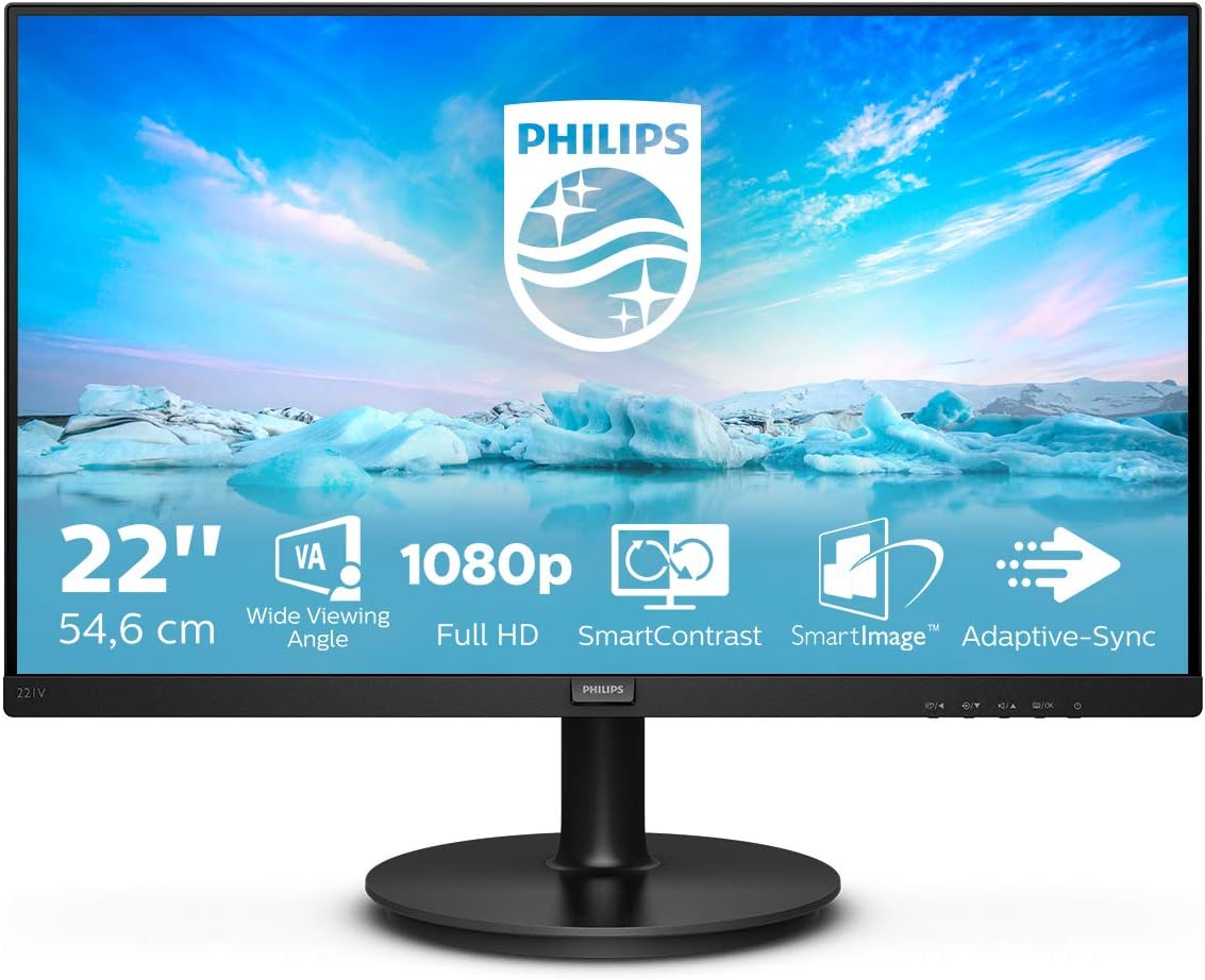 Philips V Line 221V800 computer monitor 54.6 cm (21.5) 1920 x 1080 pixels Full HD LED Black