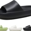 Shebsheb Slippers For Men and Women, Cushioning Thick Soles And Comfortable Cloud Slides For Home Shower House Bathroom Beach Sandals In Indoor And Outdoor Shoes