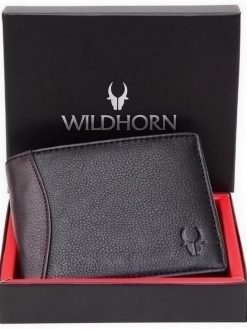 WildHorn® RFID Protected Genuine Leather Wallet for Men's