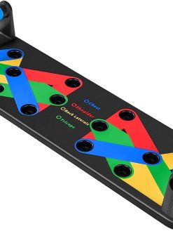 Push Up Board 9 in 1 Home Workout Equipment Multi-Functional Pushup Bar System Fitness Floor Chest Muscle Exercise Professional Equipment Burn Fat Strength Training Arm