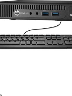 HP EliteDesk 800 G1 Tiny Computer Micro Tower PC, Intel Core i5-4590T, 8GB Ram, 256 GB SSD, WiFi, Windows 10 Pro (Renewed)