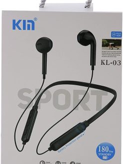 Bluetooth Wireless Headphones with mic Extra Bass -Subwoofer In-Ear Earphones Phone Headset Sports Headphones (BLACK)