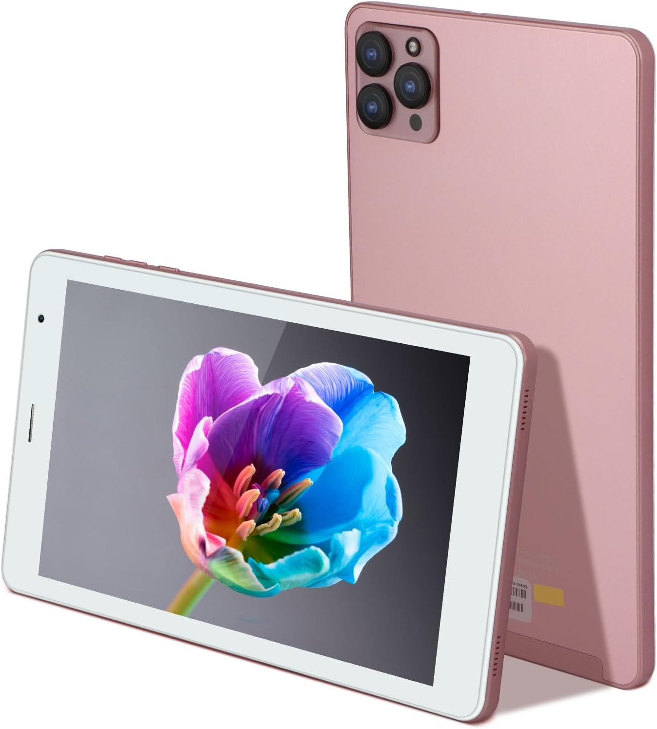 8 Inches Tablet, Android 12 Quad Core Processor 6GB RAM 256GB ROM Large Capacity Dual Cameras 1280 * 800 IPS HD Screen Cheap Tablet For Teenagers(Pink