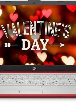 HP 2021 Newest Pavilion 15.6 HD Laptop, Intel Quad-core Pentium Processor, 16GB RAM, 512GB SSD, Intel UHD Graphics, HD Webcam, Bluetooth, HDMI, USB Type-C, Scarlet Red, Windows 10