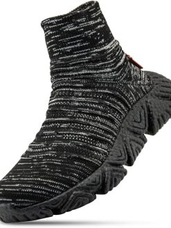 PUCA High Ankle Slip-On Sneakers For men | Light weight with E-TPU Sole | Knitted Socks Upper | Tundra