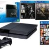 Sony PlayStation 4 1TB with Last of Us + The Order + GTA 5 and Extra Dualshock 4 Controller