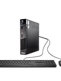 Lenovo ThinkCentre M93P Tiny Mini Business Desktop Computer, Intel Dual-Core i5-4570T Processor up to 3.60 GHz, 8GB RAM, 240GB SSD, WiFi, Windows 10 Pro (Renewed)