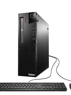 Lenovo ThinkCentre M83 Renewed Business Desktop | intel Core i5-4590 CPU | 8GB RAM | 500GB HDD | Small Form Factor (SFF) | Windows 10 Pro. | Mouse & Keyboard included | RENEWED