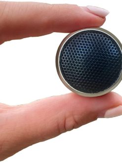 Best Mini Portable Bluetooth Speaker with HD Sound & Bass I Smallest Wireless Bluetooth Speakers for Phone/PC/Tablet I Photo Selfie Button Answer Phone Calls I Cute Tiny Speaker, Gold