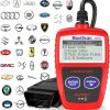 OBD2 Reader Car Diagnostic Scanner Vehicle Engine Fault Code Reader, Turn Off Check Engine Light, Read/Erase Codes, View Freeze Frame Data