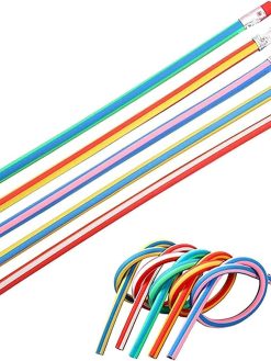 JieGuanG Flexible Bendable Pencils, 40pcs Magic Bend Pencils Striped Bendy Pencil with Erasers Classroom Rewards Gifts Back to School Gifts for Students Kids Childs