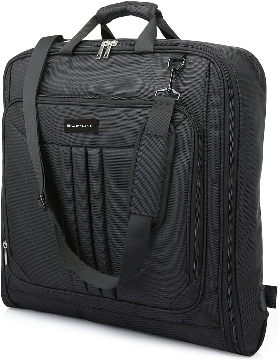 SUIMUMU Garment Bag Nylon Suit Bags for Business Trip Hanging Clothes Travel Suit Carry on Garment Bag with Shoulder Strap for Men Women