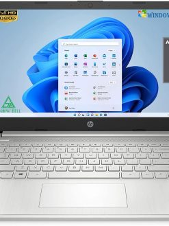 HP 2022 14" FHD IPS Display Laptop, AMD Ryzen 3-3250U, 32GB RAM, 1TB PCIe SSD, AMD Radeon Graphics, True Vision HD Camera, Wi-Fi 5 and Bluetooth, Windows 11 S, Silver, 32GB Snow Bell USB Card