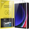 JETech Screen Protector for Samsung Galaxy Tab S9 11-Inch and Galaxy Tab S9 FE 10.9-Inch, with Easy Installation Frame, Tempered Glass Film, HD Clear, 2-Pack