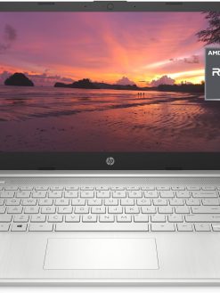 HP 2022 Newest 14 Inch FHD Laptop, AMD Ryzen 5 5500U (Beat i7-10750H, 6-core), 16GB DDR4 RAM, 1TB PCIe SSD, Wi-Fi, Bluetooth, Silver, Windows 11 Home, Cefesfy Webcam Accessory