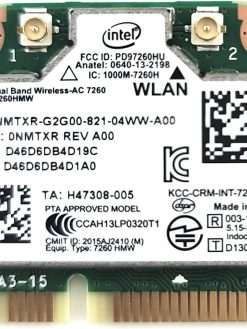 Intel 7260.HMW Dual Band Wireless-AC 7260 Network adapter PCI Express Half Mini Card 802.11 b/a/g/n/ac
