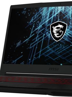MSI GF63 Thin 11UCX Gaming Laptop, Intel Core i5-11260H, 15.6 Inch IPS-Level FHD, Anti-Glare, 512GB M.2 PCIe SSD, 8GB RAM, RTX2050, GDDR6 4GB, Wi-Fi 6 + BT5.2, Windows® 11, Eng/Arabic KB - Black
