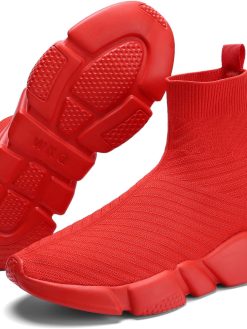 WXQ Men's Fashion Sneakers - Lightweight Breathable Walking Shoes Running Shoes Mesh Workout Casual Sports Shoes