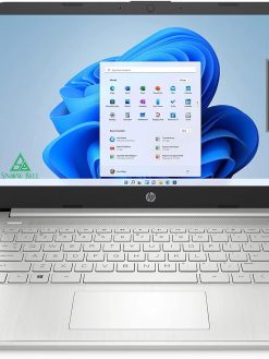 HP 14" FHD IPS Display Laptop, AMD Ryzen 3-3250U, 16GB RAM, 512GB PCIe SSD, AMD Radeon Graphics, True Vision HD Camera, Wi-Fi 5 and Bluetooth, Windows 11 S, Silver, 32GB Snow Bell USB Card
