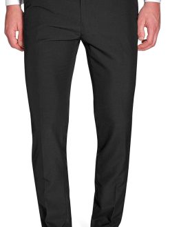 Smart Classic Men's Formal Plain Fronted Busines Office Trousers