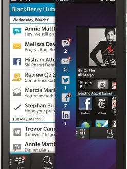 BlackBerry New Z10 16Gb Factory Unlocked Gsm 2G 3G 4G Lte Model No : Rfh121Lw Gsm Black