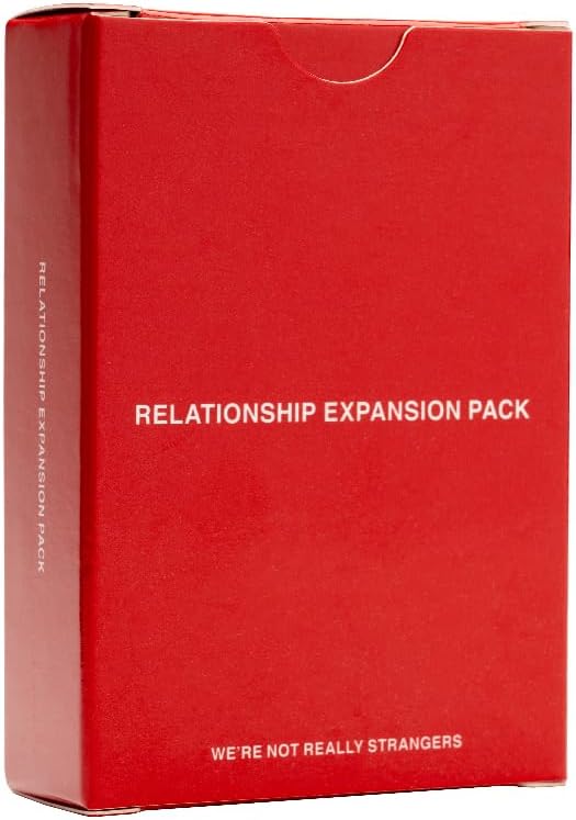 Relationship Expansion Pack By We’Re Not Really Strangers - A Conversational Adult Card Game For Couples To Strengthen Their Relationship, 54 Questions And Wildcards For Date Night With Your Partner