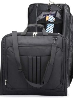 Suit Travel Bag, Garment Luggage Organiser for Men Women with Shoe Bag, Features an Adjustable Shoulder Strap and Multiple Organisation Pockets