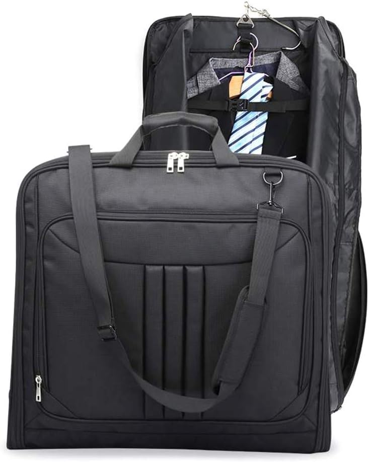 Suit Travel Bag, Garment Luggage Organiser for Men Women with Shoe Bag, Features an Adjustable Shoulder Strap and Multiple Organisation Pockets