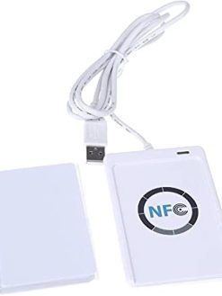 althiqahkey NFC ACR122U RFID Contactless Smart IC Card Reader Writer, ACR122U NFC RFID Contactless Smart Reader & Writer/USB + 5X IC Card ACR122U RFID Smart Card NFC
