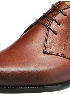 Santimon Men's Modern Fashion Chukka Boots Classic Calfskin Leather Polish Retro Comfort Dress Formal Ankle Chelsea Boot