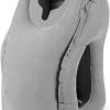 Air-plane Travel Pillow, Multi-functional Smart Inflatable Cushion Comfortable Huggable Travel Pillow With 3 D Sleep Mask For Smart Travellers - Grey