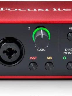 Focusrite Scarlett 2I2 3Rd Gen Usb Audio Interface For Recording, Songwriting, Streaming And Podcasting — High-Fidelity, Studio Quality Recording, And All The Software You Need To Record