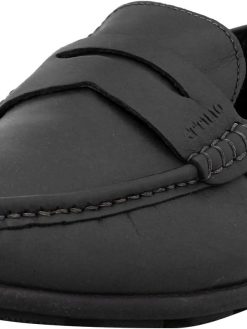 Attilio Men's Genuine Leather Loafers Slip on Shoes Driving Casual Penny Loafers Mocassin for Men