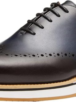 Santimon Comfort Genuine Leather Business for Men Oxford Classic Dress Formal Shoes