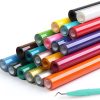 HTVRONT HTV Heat Transfer Vinyl Bundle - 20 Pack 12'' x 3FT Heat Transfer Vinyl Rolls, Easy Cutting Iron on Vinyl for Cricut, HTV Vinyl Bundle with 20 Assorted Colors