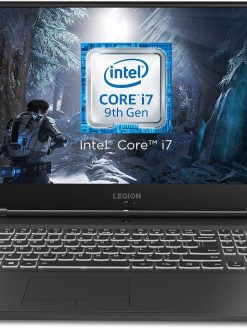 Lenovo Legion Y540 Gaming Laptop, Intel Core i7-9750H, 15.6 Inch, 1TB HDD + 256GB SSD, 16GB RAM, NVIDIA GeForce GTX 1660 Ti, Win10, Eng-Ara KB, BLACK