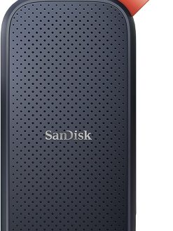 SanDisk 1TB Portable SSD - Up to 800MB/s, USB-C, USB 3.2 Gen 2 - SDSSDE30-1T00-G26
