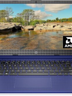HP 14 Laptop, AMD 3020e, 4 GB RAM, 64 GB eMMC Storage, 14-inch HD Display, Windows 10 Home in S Mode, Long Battery Life, Microsoft 365, (14-fq0010nr, 2020)