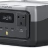 ECOFLOW Portable Power Station RIVER 2, 256Wh LiFeP04 Battery/ 1 Hour Fast Charging, Up To 600W Output, Solar Generator (Panel Not Inc.) for Outdoor Camping/RVs/Home Use