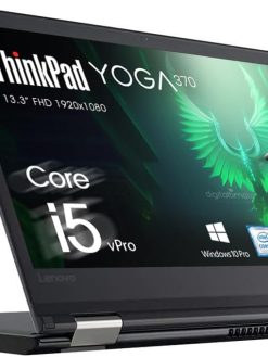 Lenovo ThinkPad Yoga 370 2in1 Touch w/Pen, Intel Core i5-7300U, 13.3" FHD, 16GB RAM 512GB SSD, Backlit KB, FP Reader, Thunderbolt 3, MicroSD Reader, Windows 10 Pro - Renewed (16GB RAM | 512GB SSD)
