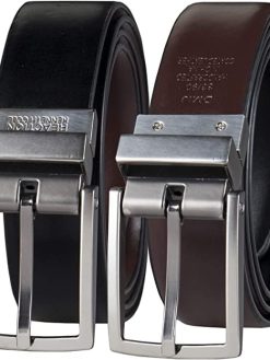 Men's Cow Leather Belt, Genuine Leather men genuine leather belt designer belts men cowskin fashion Strap male for man, Best for Jeans, Trousers, Formal, Casual, & Work Wear ( Brown)